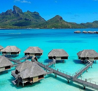 Bora Bora luxury villas beach best travel vip charter